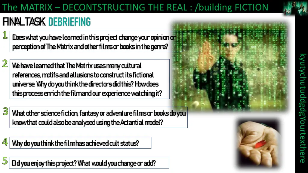 the matrix decontstructing the real building 12