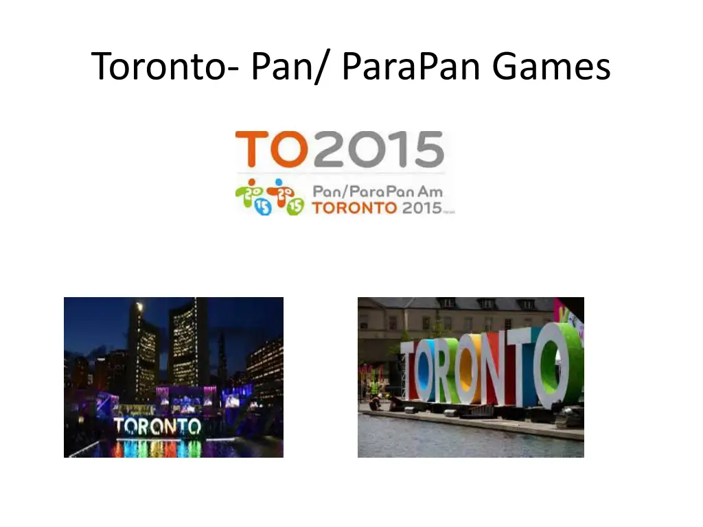 toronto pan parapan games