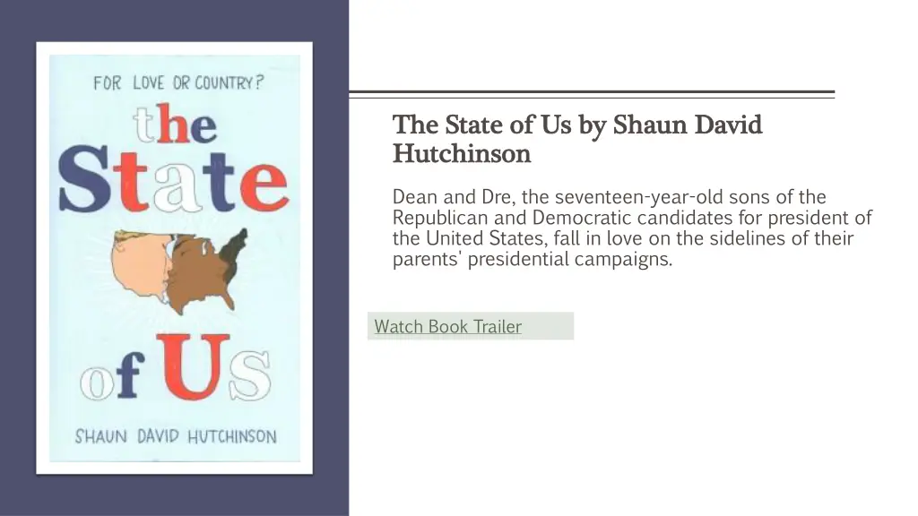 the state of us by the state of us by shaun david