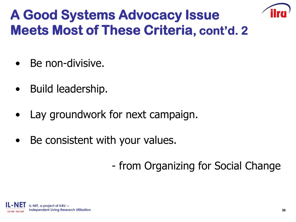 a good systems advocacy issue a good systems 2