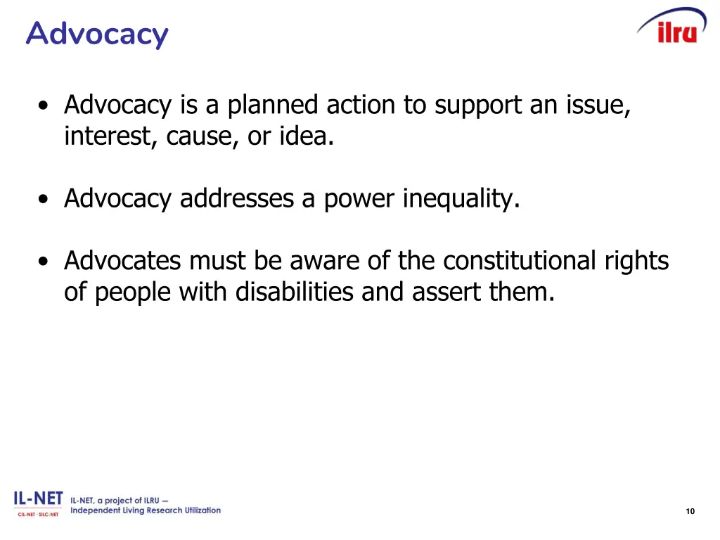 advocacy