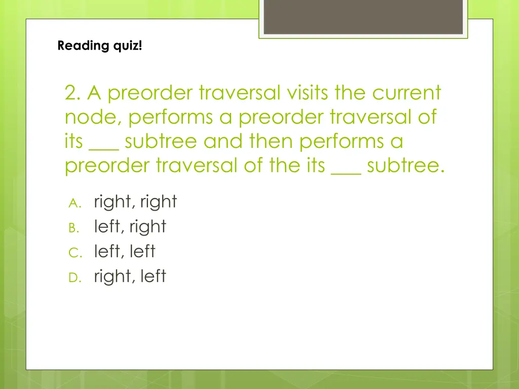 reading quiz 2