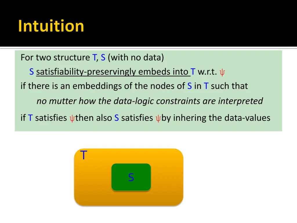 for two structure t s with no data