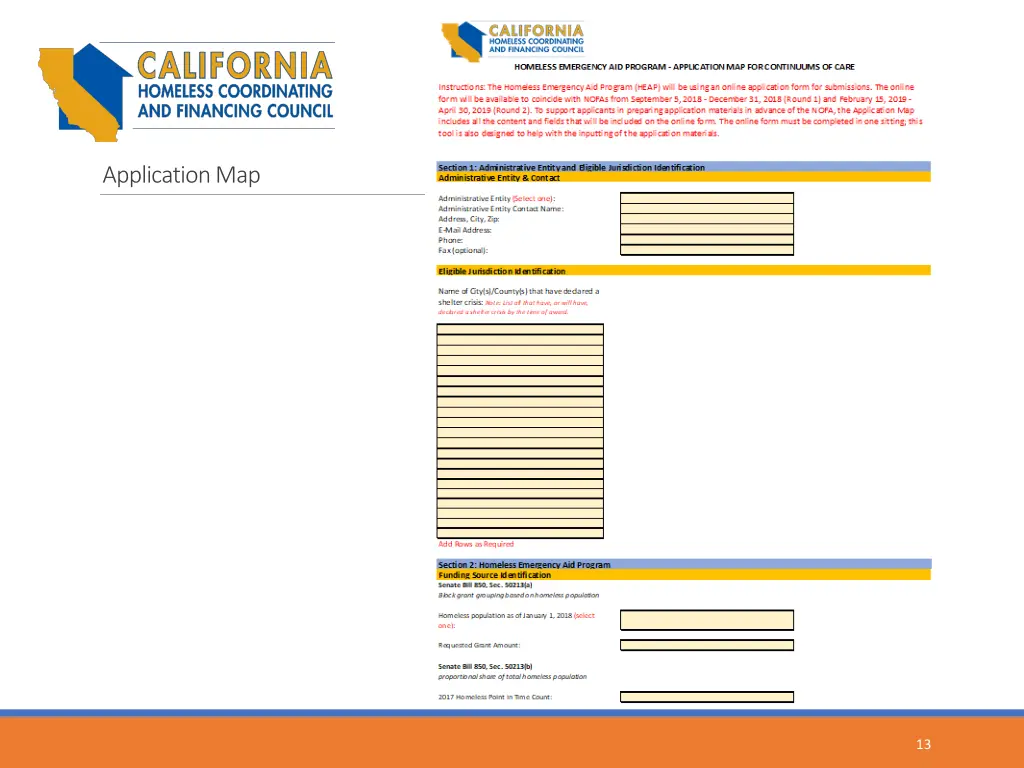 application map