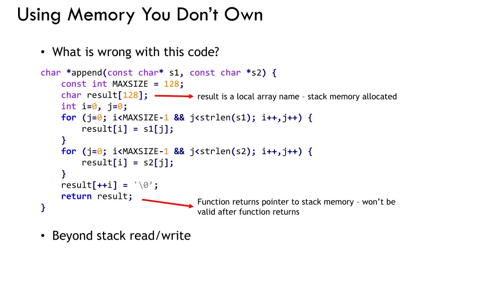 using memory you don t own 3