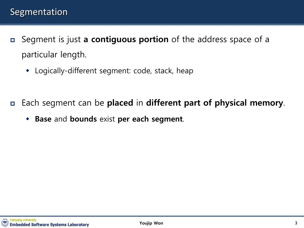 segmentation