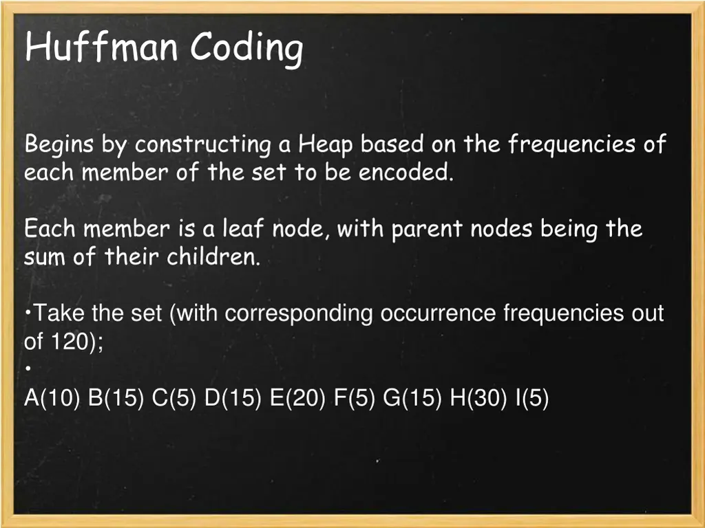 huffman coding 2