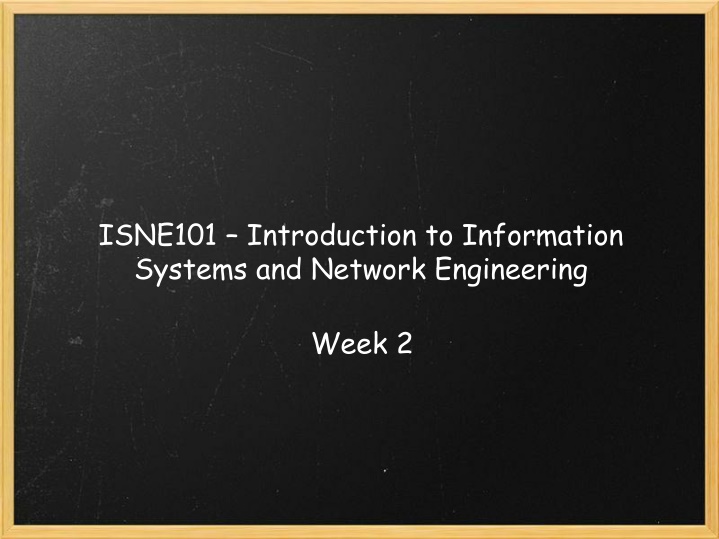 isne101 introduction to information systems