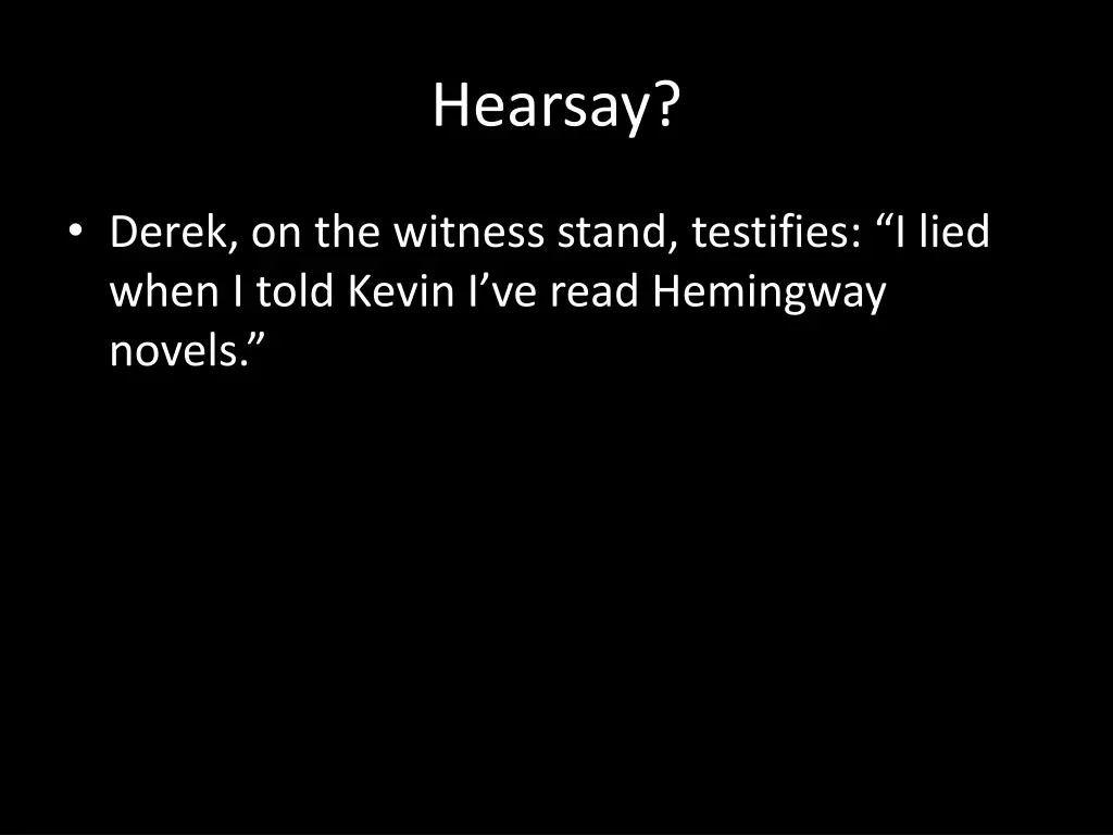 hearsay 1