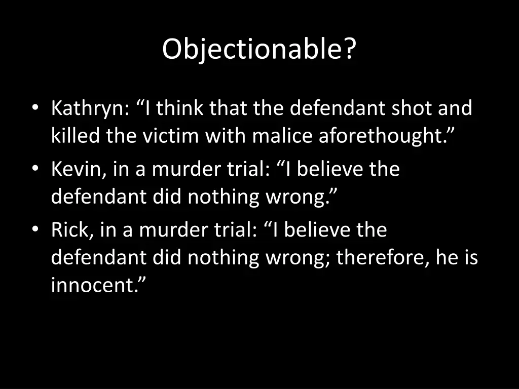 objectionable 1