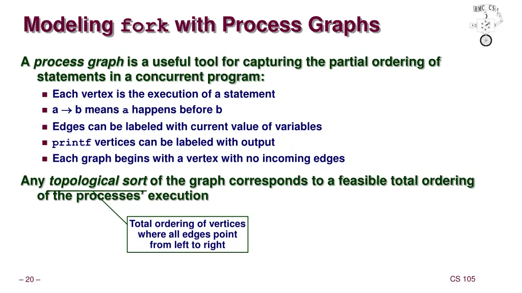 modeling fork with process graphs