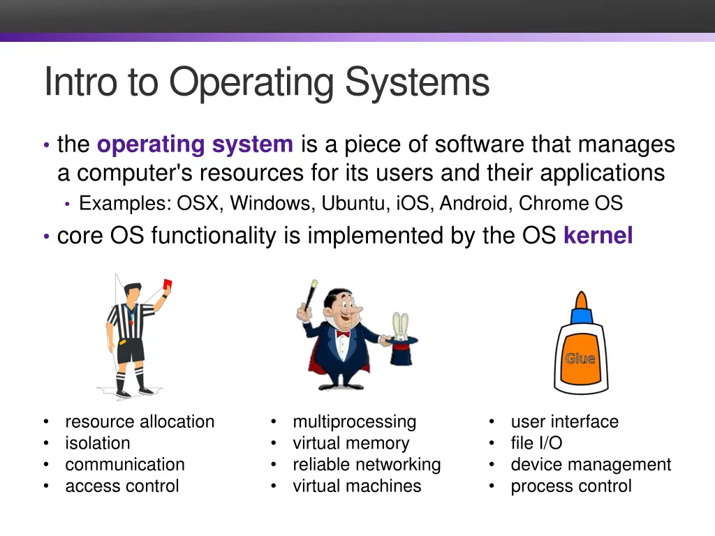 intro to operating systems