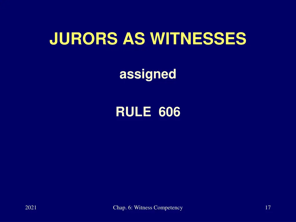 jurors as witnesses