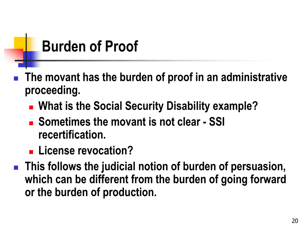 burden of proof