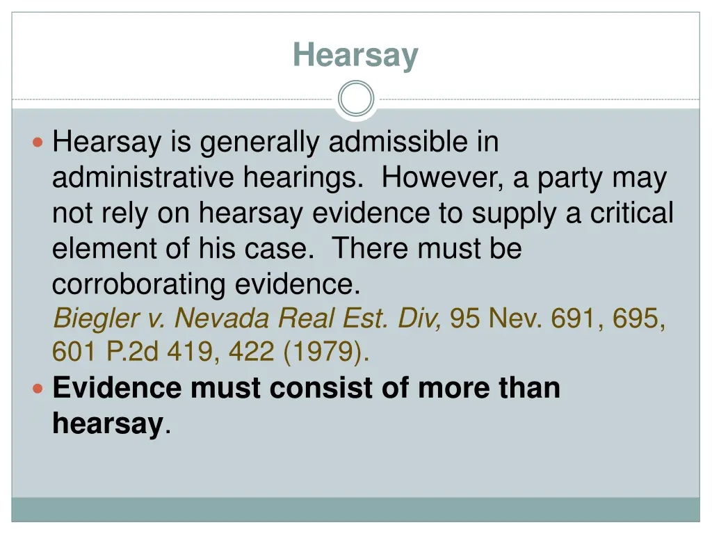 hearsay