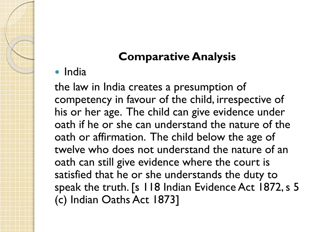 comparative analysis