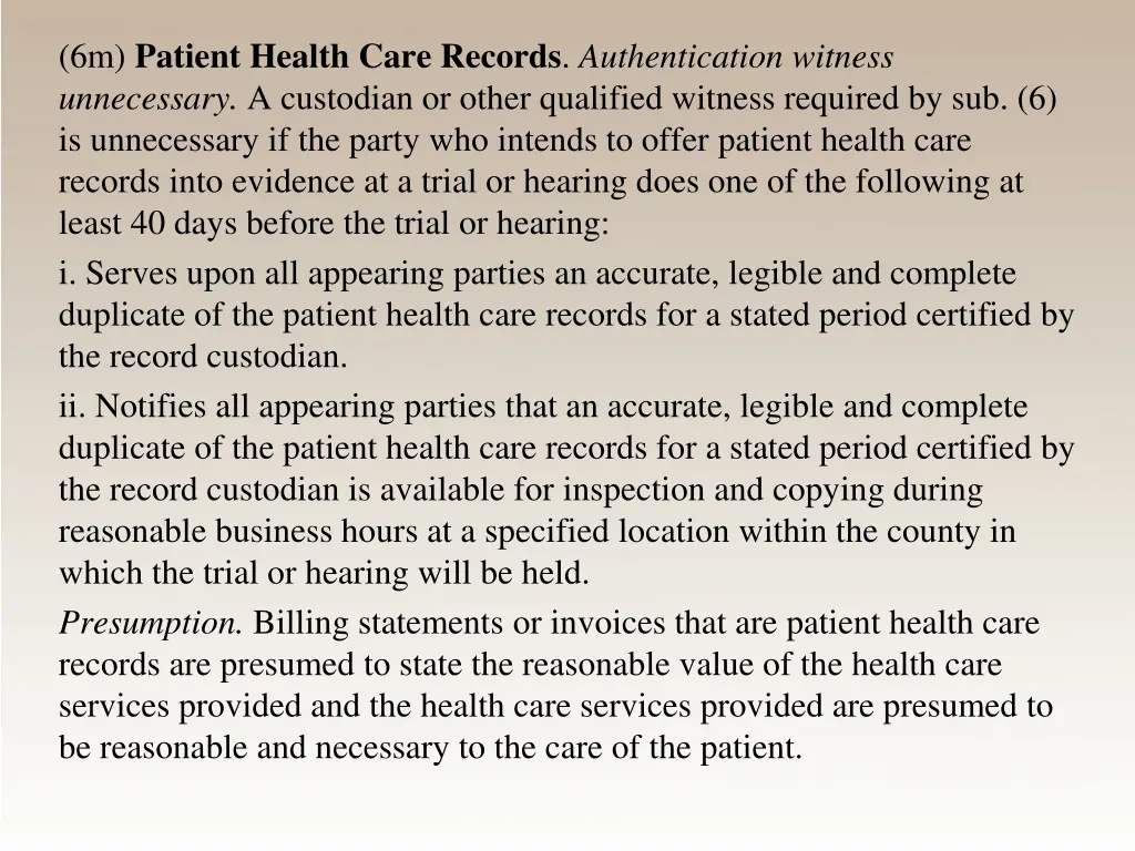 6m patient health care records authentication