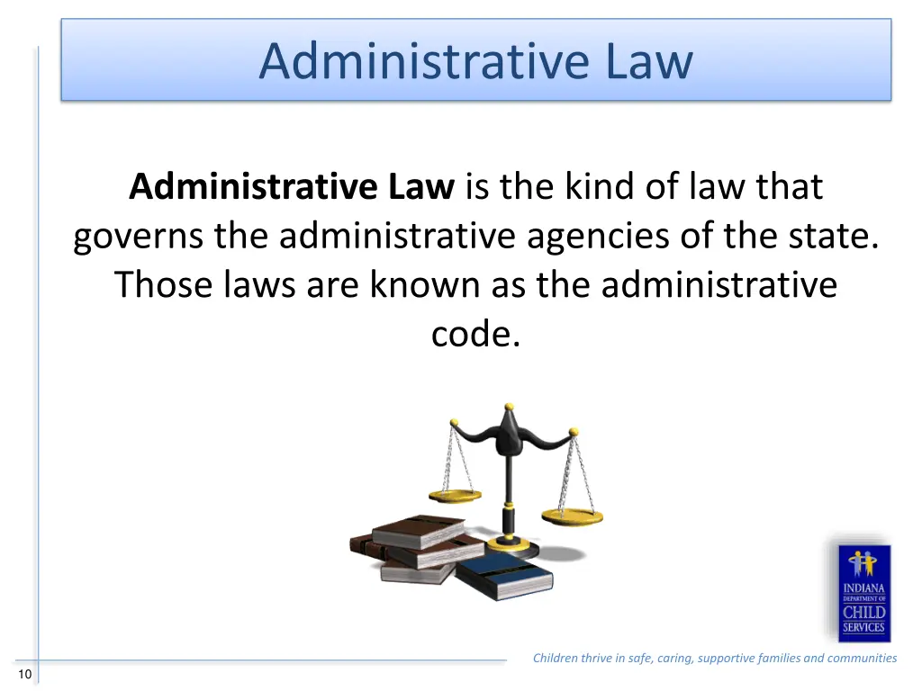 administrative law