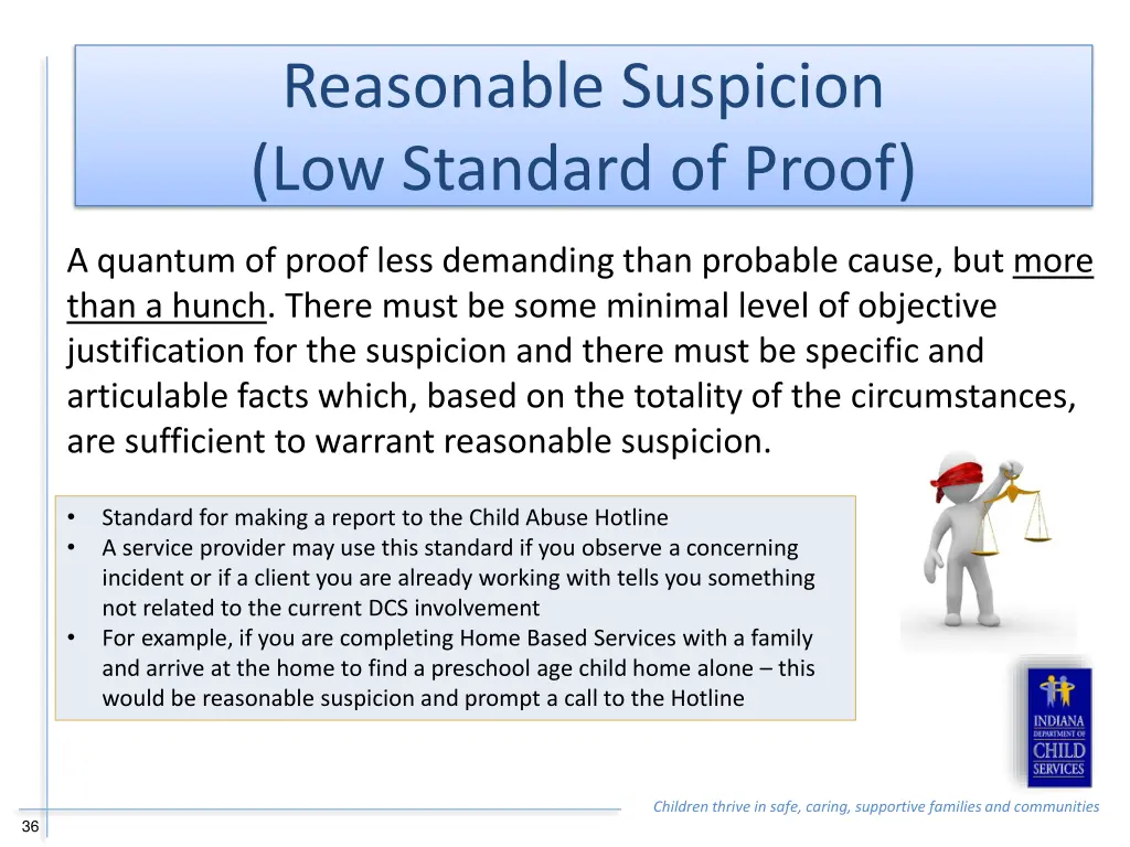 reasonable suspicion low standard of proof