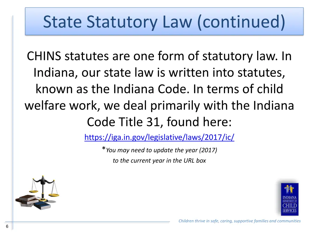 state statutory law continued