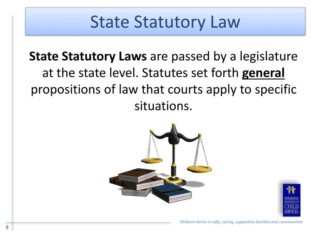 state statutory law