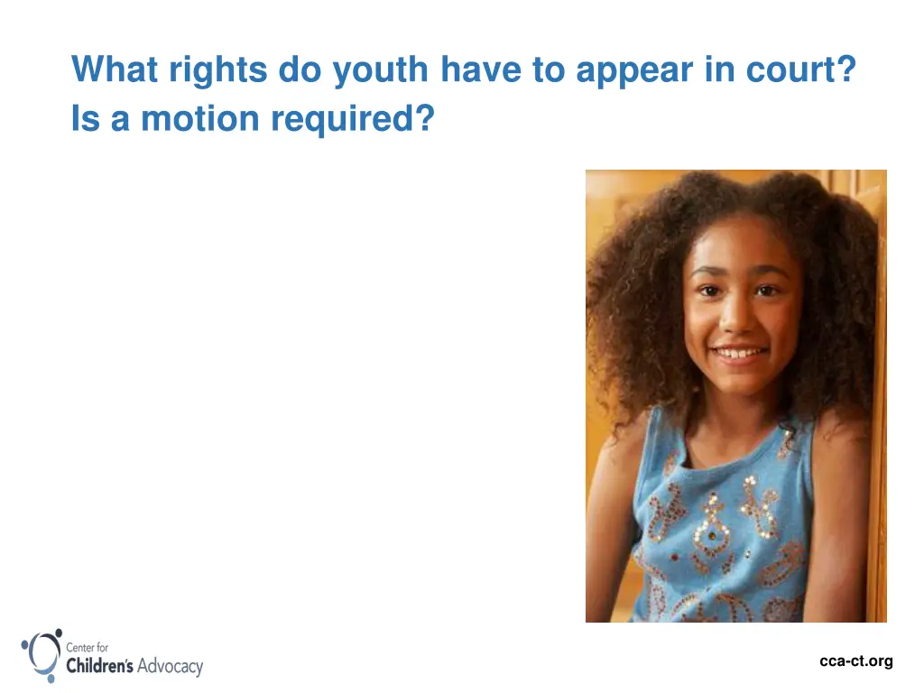 what rights do youth have to appear in court