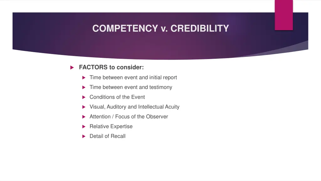 competency v credibility 1