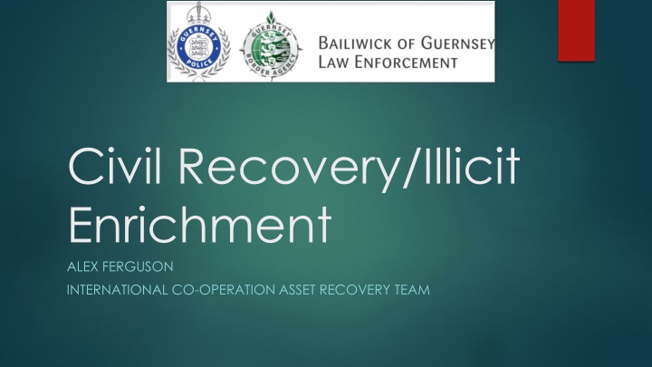 civil recovery illicit enrichment alex ferguson