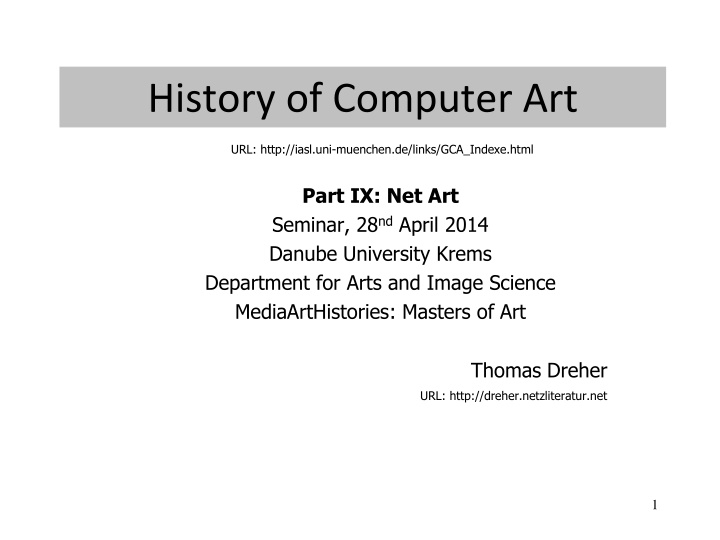 history of computer art