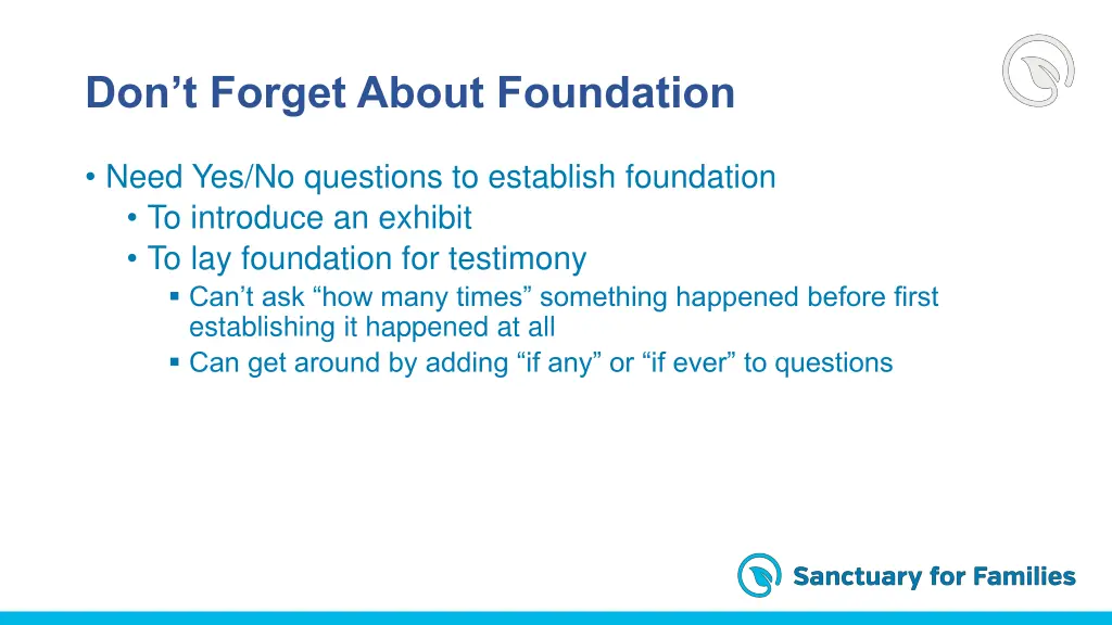 don t forget about foundation