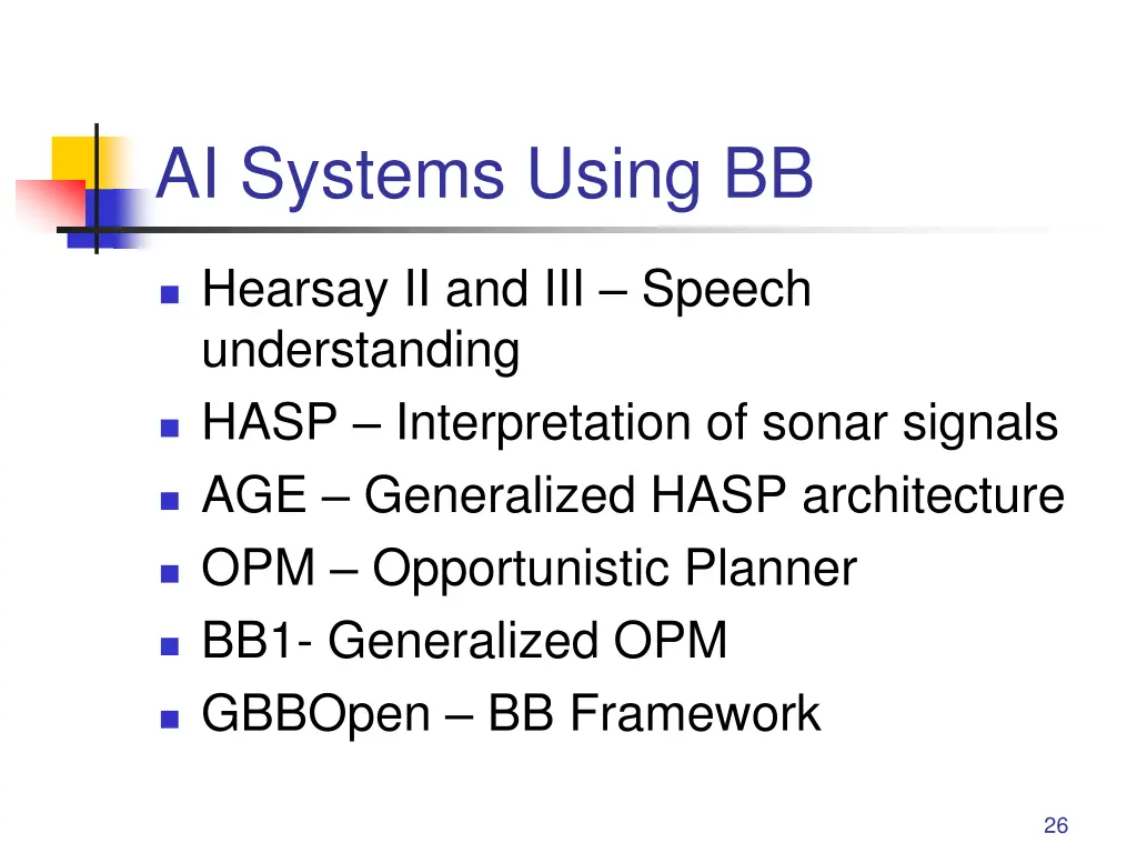 ai systems using bb