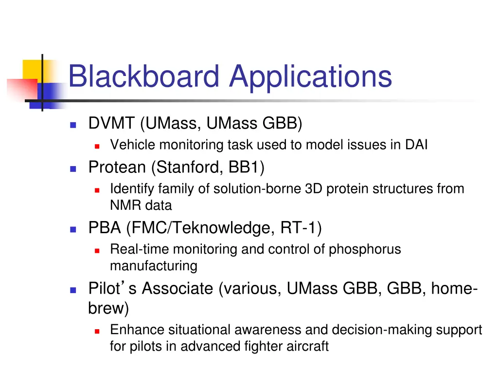 blackboard applications 1