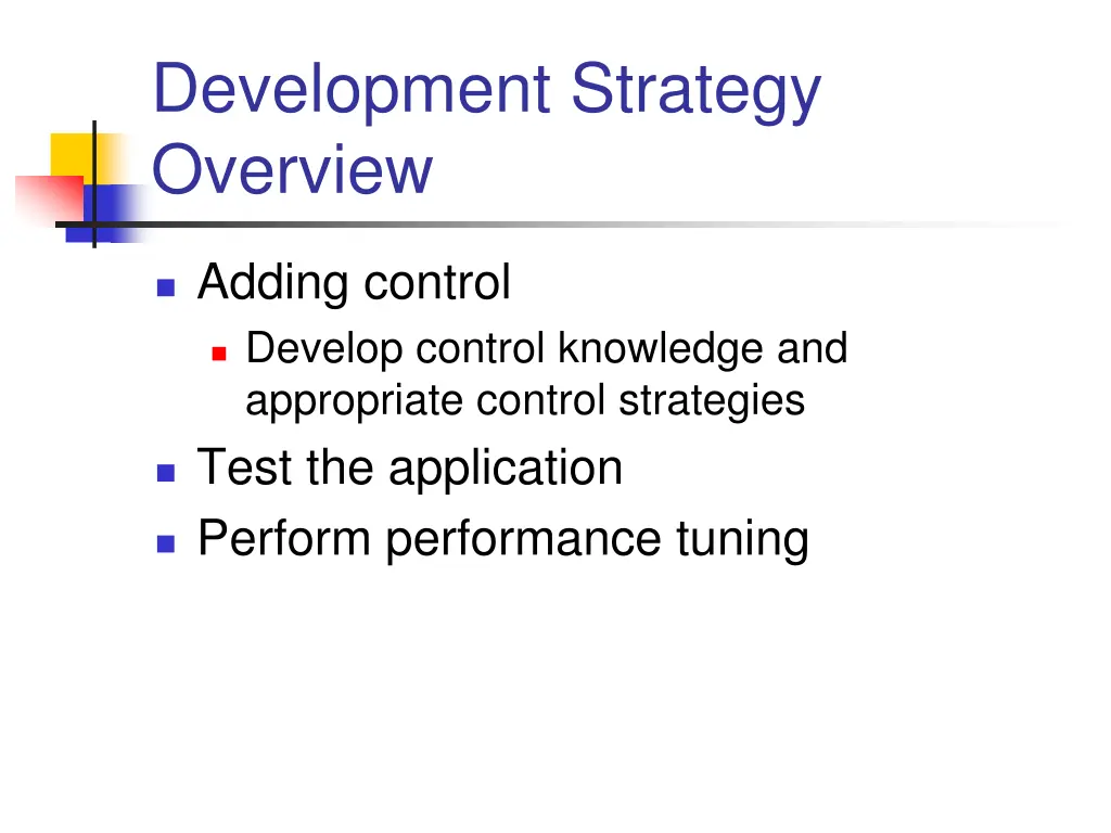 development strategy overview 1