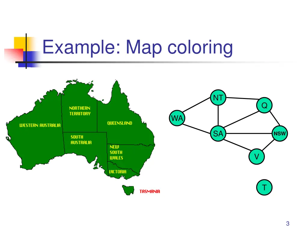 example map coloring