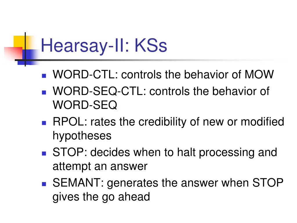 hearsay ii kss 1