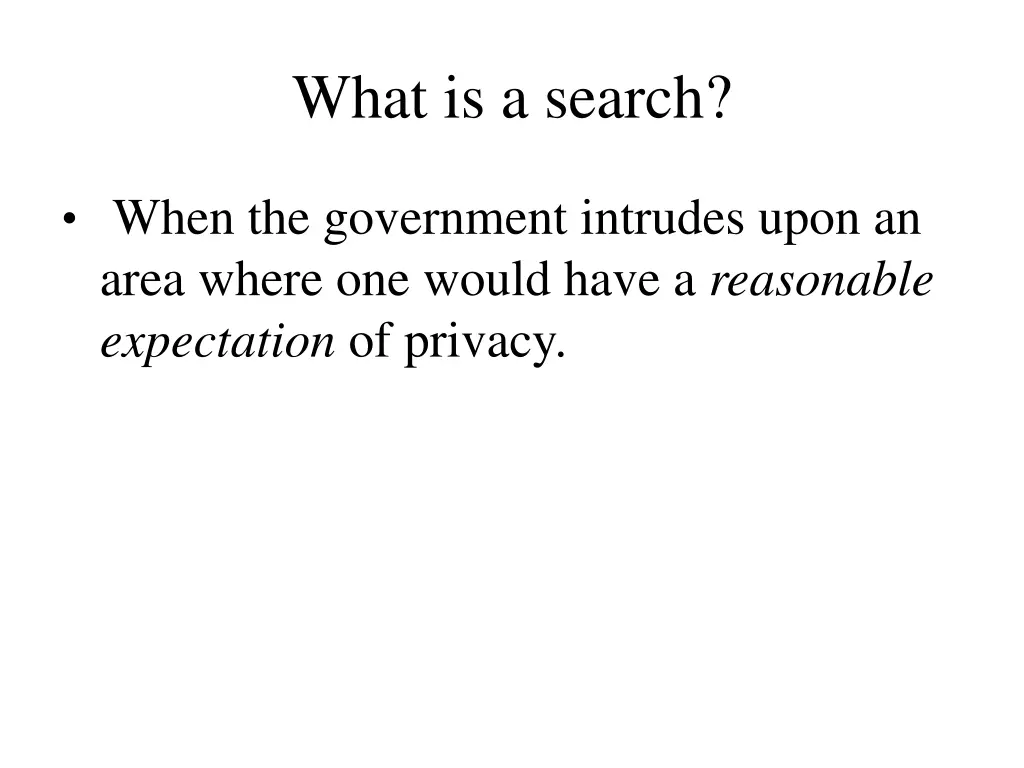 what is a search