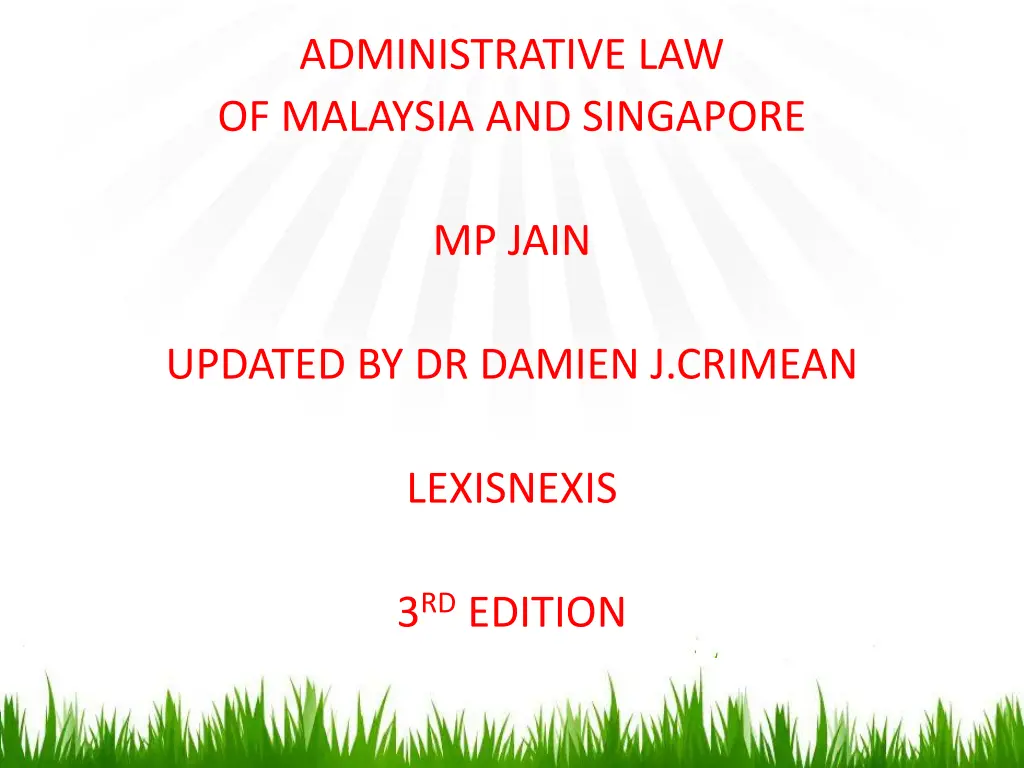 administrative law of malaysia and singapore