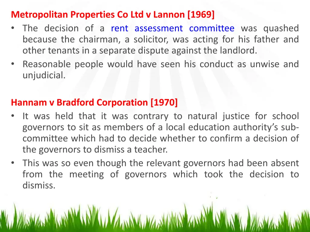 metropolitan properties co ltd v lannon 1969