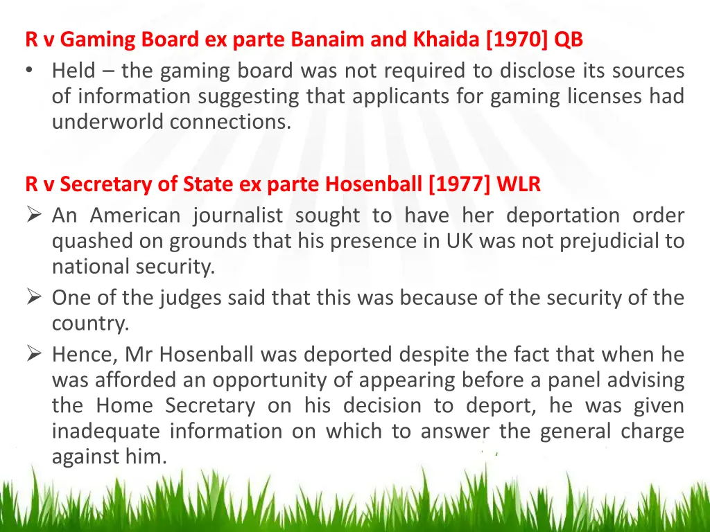 r v gaming board ex parte banaim and khaida 1970