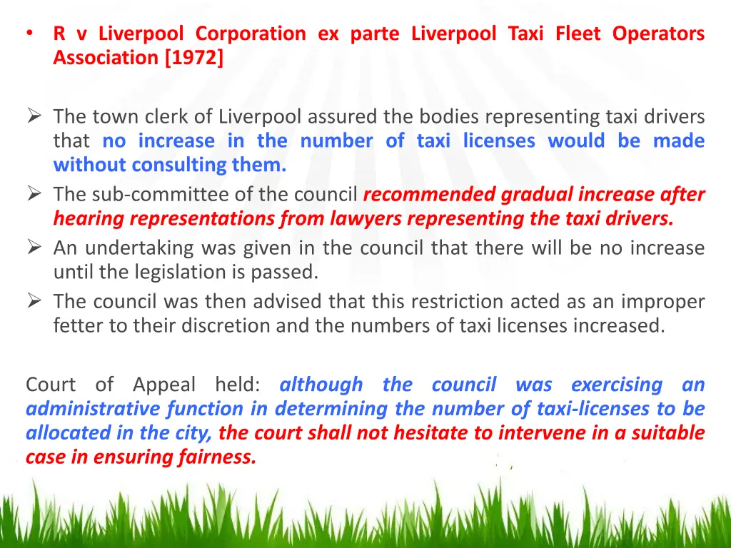 r v liverpool corporation ex parte liverpool taxi