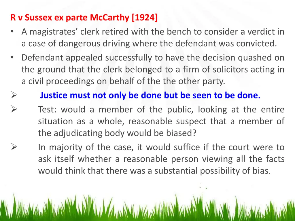 r v sussex ex parte mccarthy 1924 a magistrates