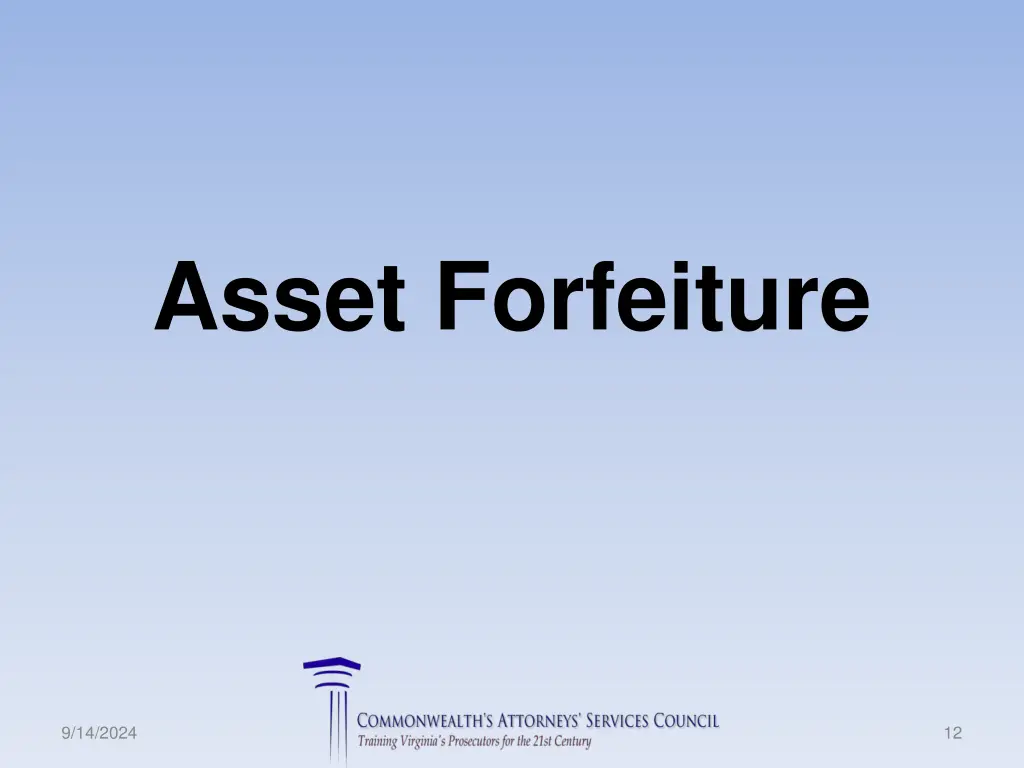 asset forfeiture