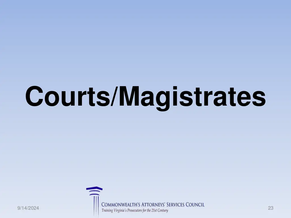 courts magistrates