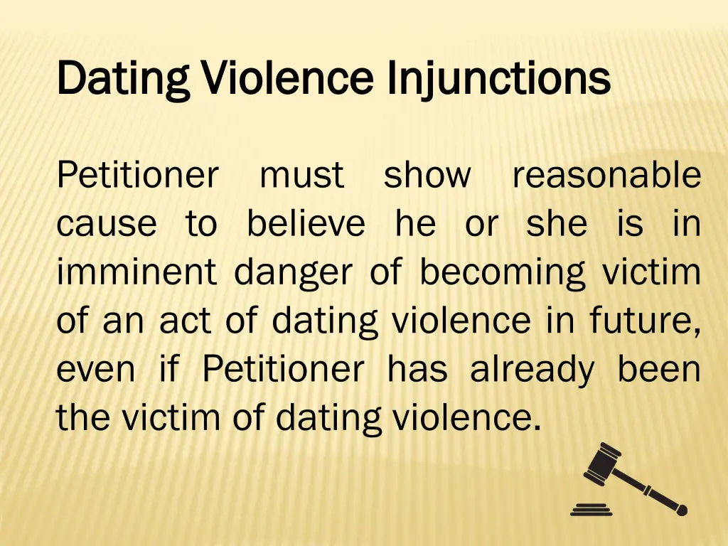 dating violence injunctions dating violence 2