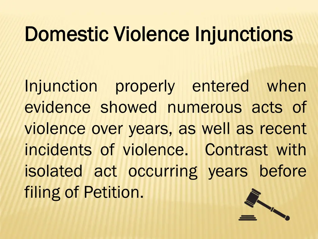 domestic violence injunctions domestic violence