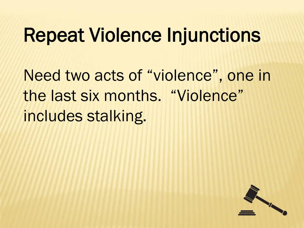 repeat violence injunctions repeat violence