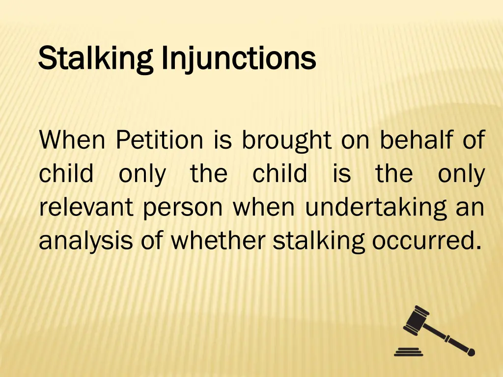 stalking injunctions stalking injunctions 13