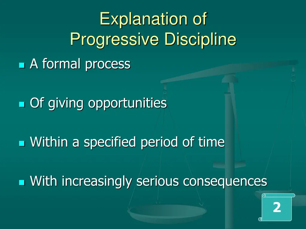 explanation of progressive discipline