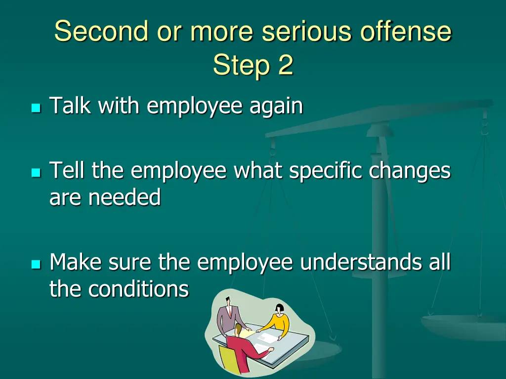 second or more serious offense step 2