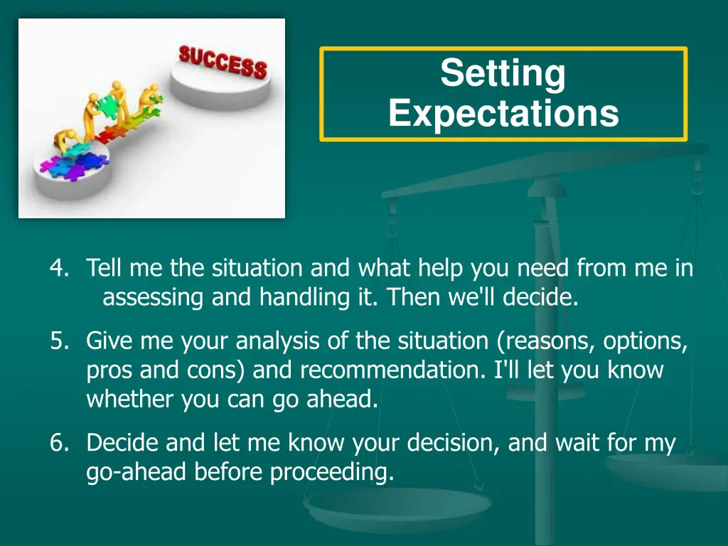 setting expectations 1